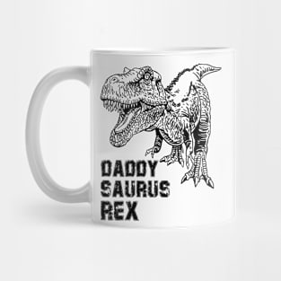 Daddysaurus t rex dinosaur shirt fathers day gift Mug